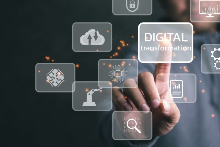 ilustrasi transformasi digital