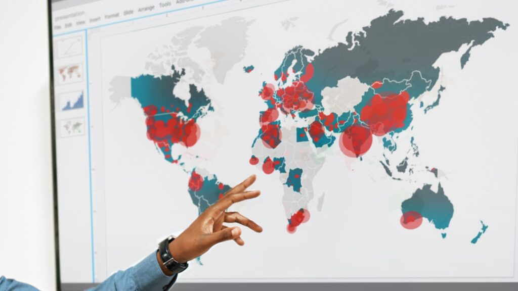 ilustrasi visualisasi data geospasial