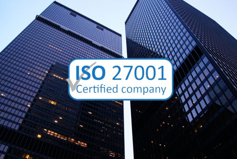 Ilustrasi perusahaan yang bersertifikat ISO 27001