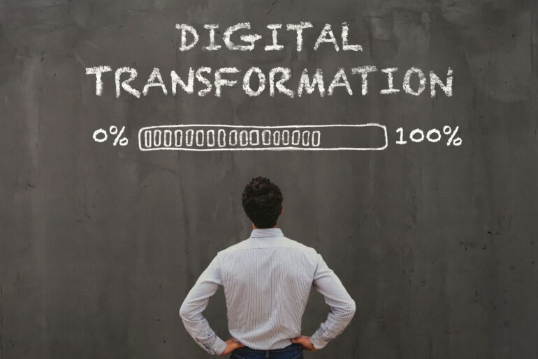 Ilustrasi transformasi digital